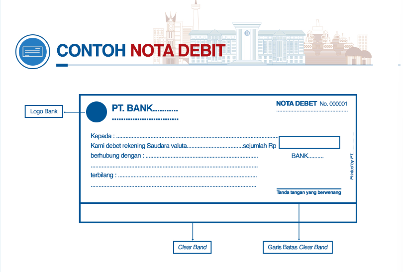 Contoh nota debet